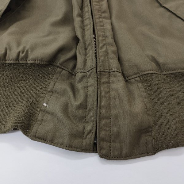 E913b [人気] US.ARMY 米軍/アメリカ軍 JACKET COLD WEATHER HIGH TEMPERATURE RESISTANT タンカースジャケット S カーキ | アウター Nの画像10