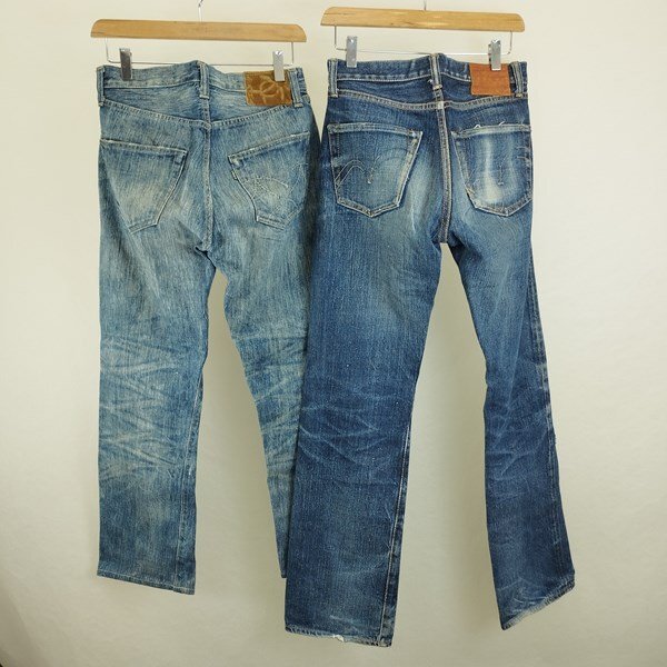 E949b [セット] SAMURAI JEANS/SUGAR CANE デニムパンツ 30 インディゴ Lot10-157 ALOHA アロハ | ボトムス Nの画像2