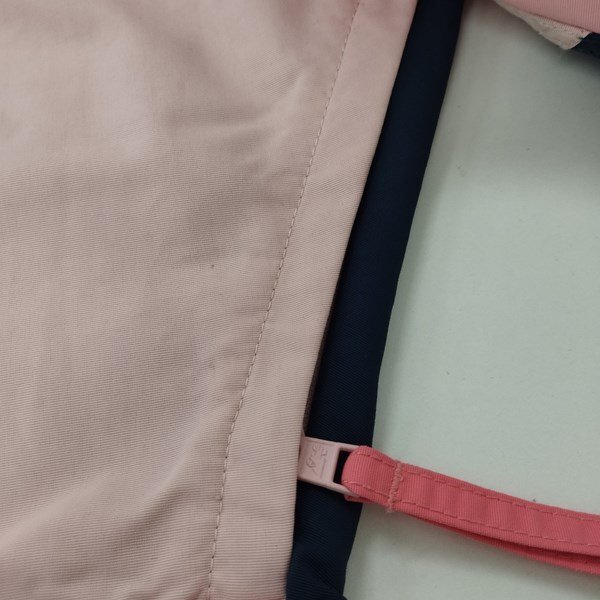 N962b [ spring summer ][ collaboration ] KITH × Columbia jacket M white × pink Chuting Jacket nylon 100% Zip up XO0741 | outer G
