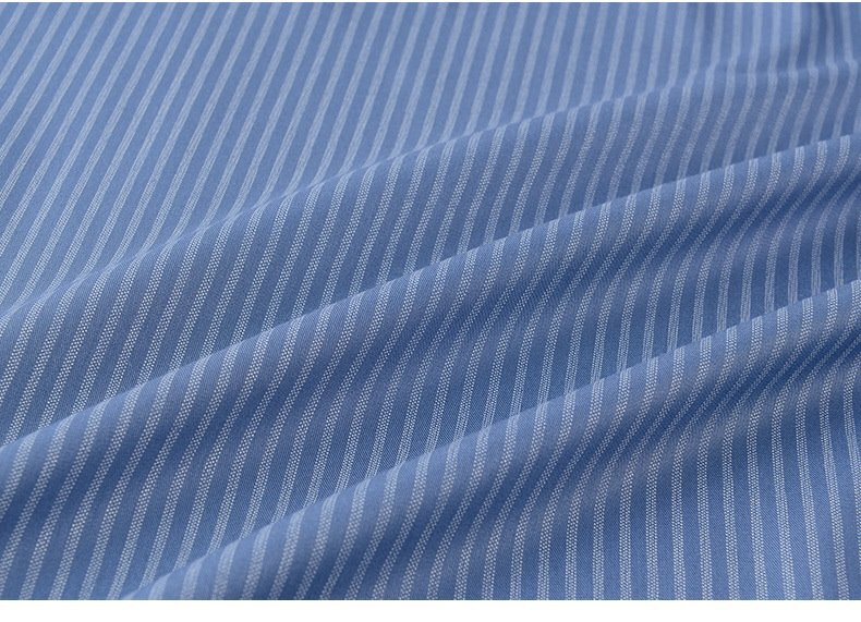 C2327-3XL■ブルー チェック柄/新品DCKMANY 竹繊維 メンズ 長袖 シャツ ワイシャツ トップス 高品質 カジュアル 夏_画像7