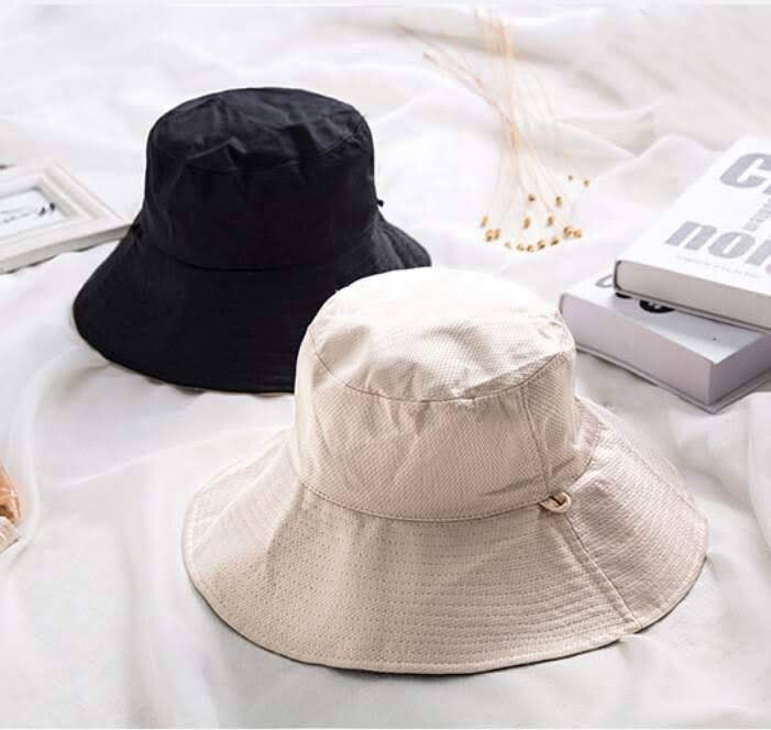 レディース ハット つば広 帽子 黒 ベージュ UVカット 紫外線対策 熱中症 日焼け防止 日よけ帽子 効果 紫外線カット 安い_画像4