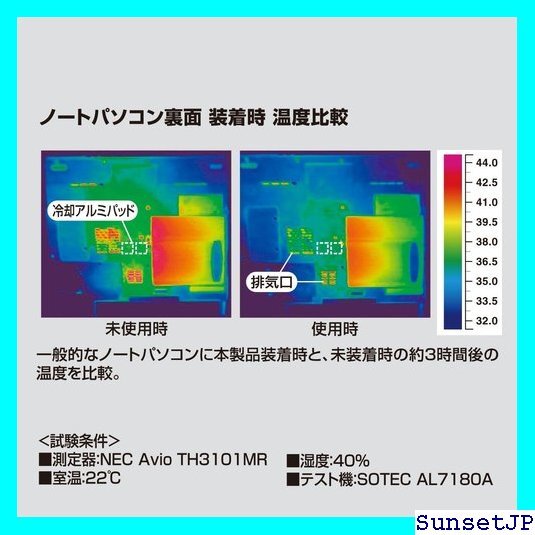 ☆在庫処分☆ サンワサプライ ノートパソコン冷却パッド 17mm×1 枚入り アルミ板 放熱 シルバー TK-CLNP12SV 8