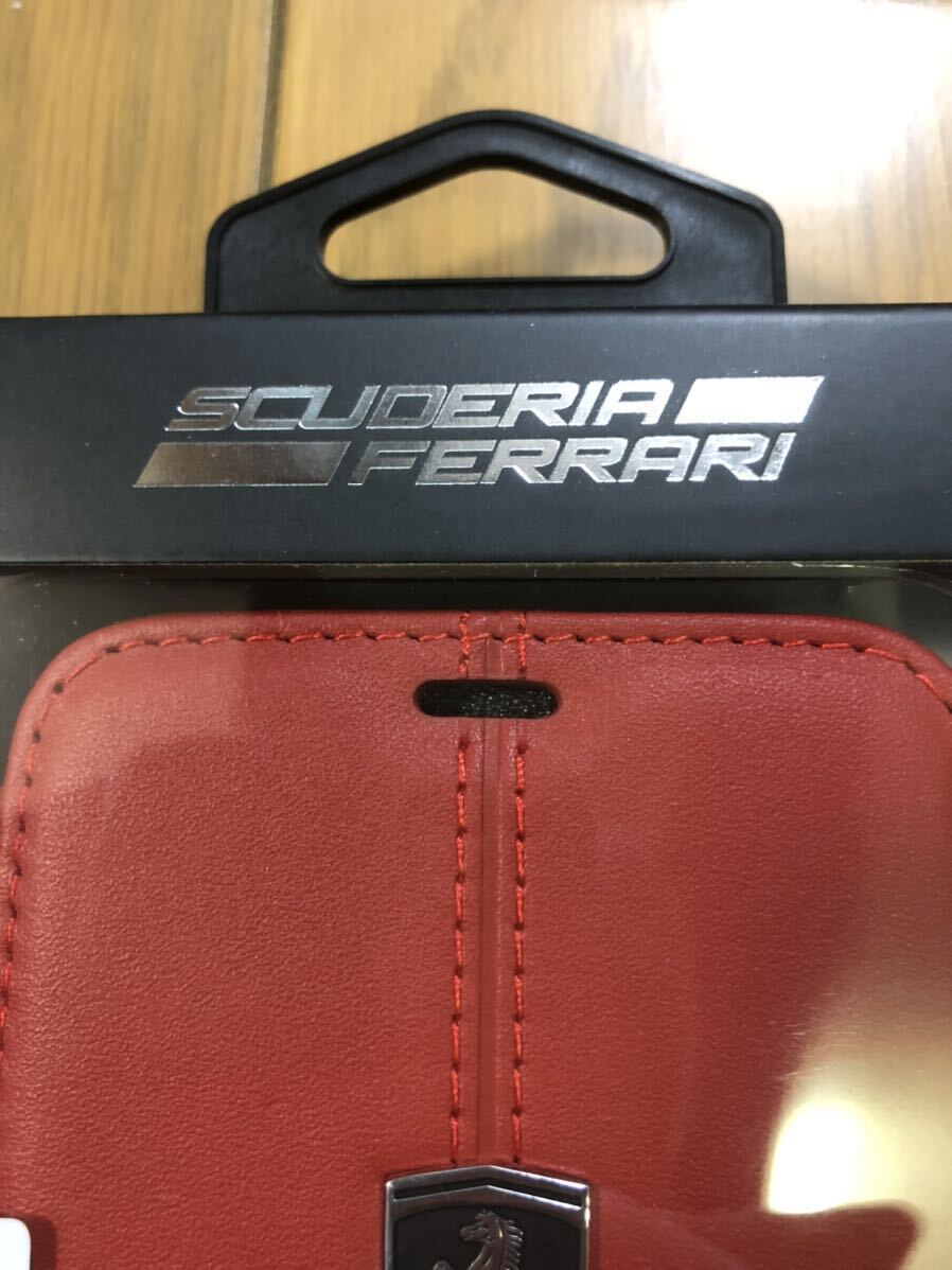【新品】iPhone 11 Pro 用 スマホケース Ferrari フェラーリ 手帳型 赤 F1 アイフォン_画像4