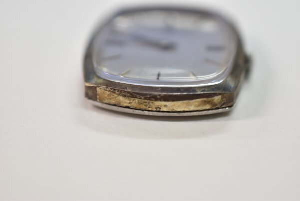 【ゆうパケット】GIRARD-PERREGAUX ジラールペルゴ 手巻き Cal.091-644 シルバーダイヤル ヴィンテージ メンズ腕時計の画像8