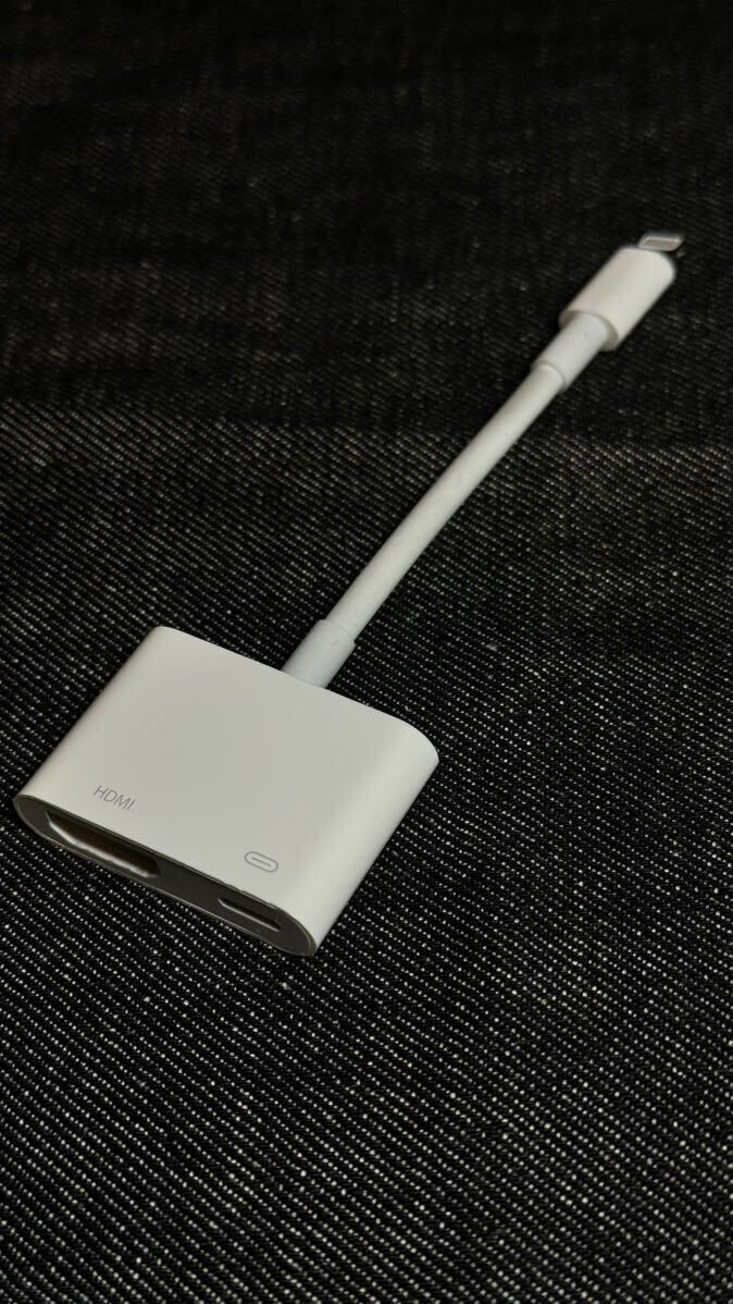 Apple Lightning-Digital AVアダプター　Model A1438 HDMI変換ケーブル iPhone ライトニング_画像1