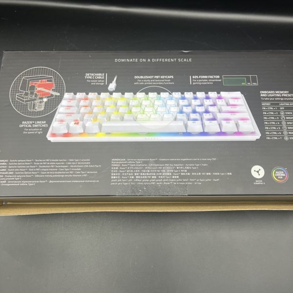 RAZER レイザー RZ03-0339 Huntsman Mini ゲーミングキーボード 60% eスポーツ PC周辺機器_画像3