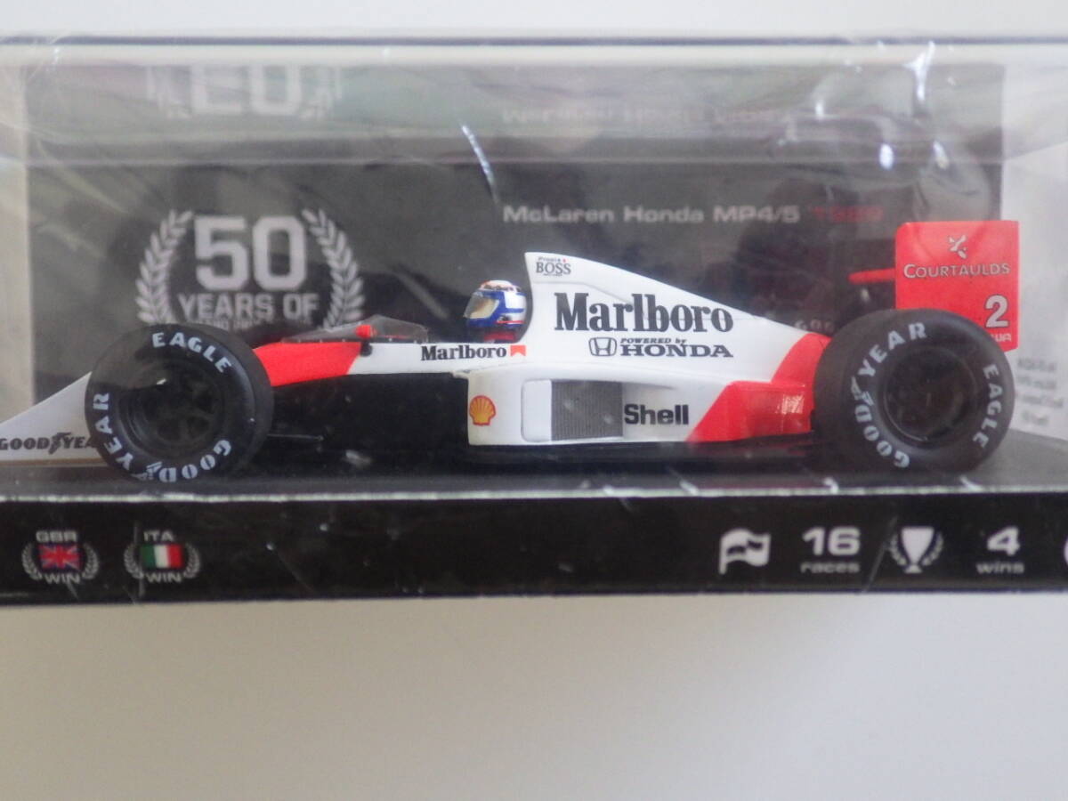 【送料無料】1/43 ユーロスポーツ特注（spark） ＭcLaren Honda MP4/5 World Champion NO.2 1989 A.プロスト（社外デカール貼付済）