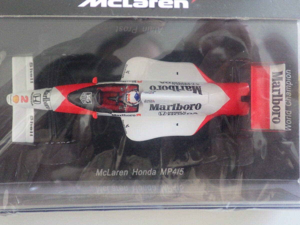 【送料無料】1/43 ユーロスポーツ特注（spark） ＭcLaren Honda MP4/5 World Champion NO.2 1989 A.プロスト（社外デカール貼付済）_画像4