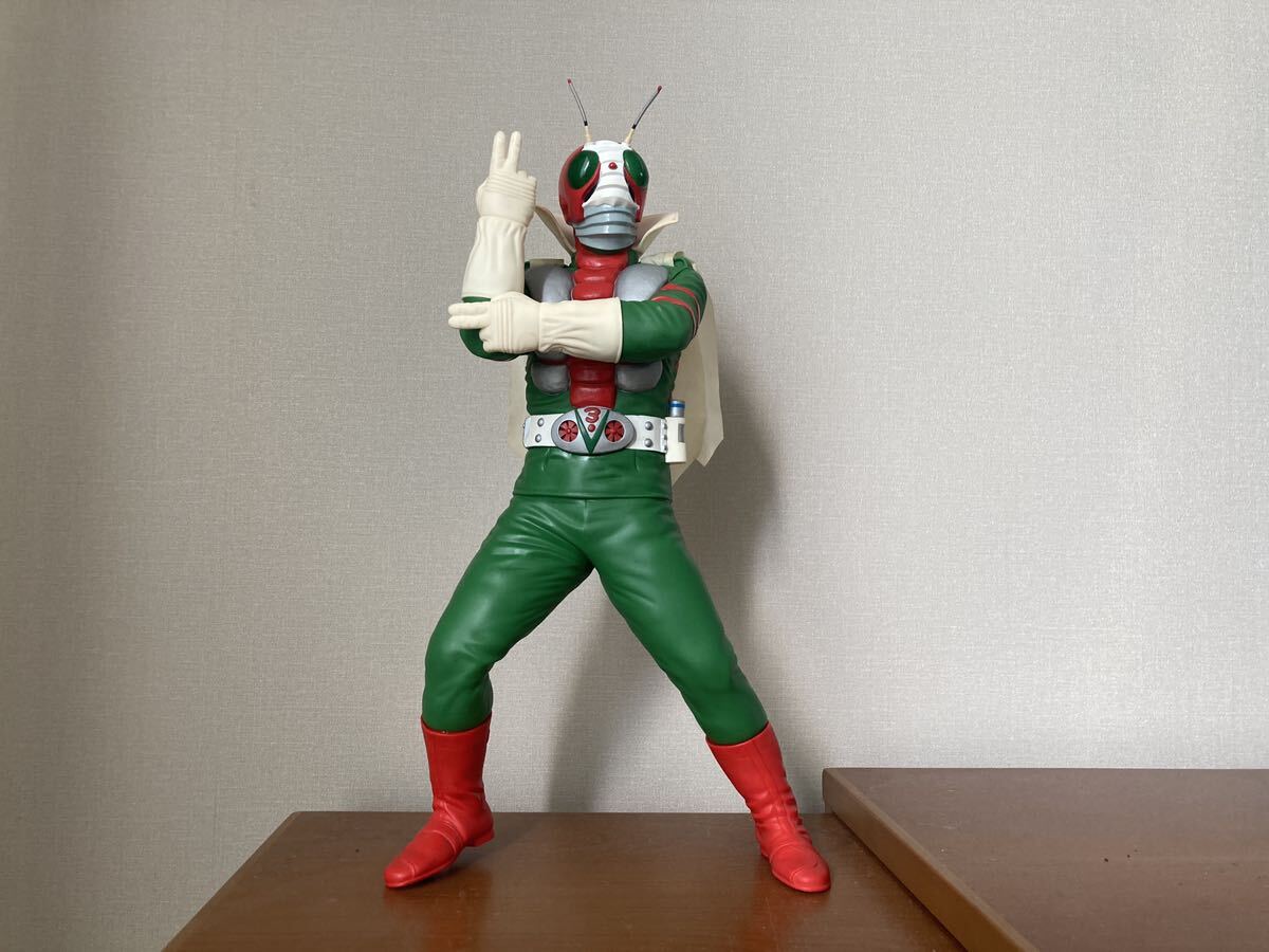 レジェンドライダーシリーズ ビッグサイズソフビフィギュアなど 90体セット Yahoo!オークション - 即決で送料無料 仮面ライダーV3 ビッグ
