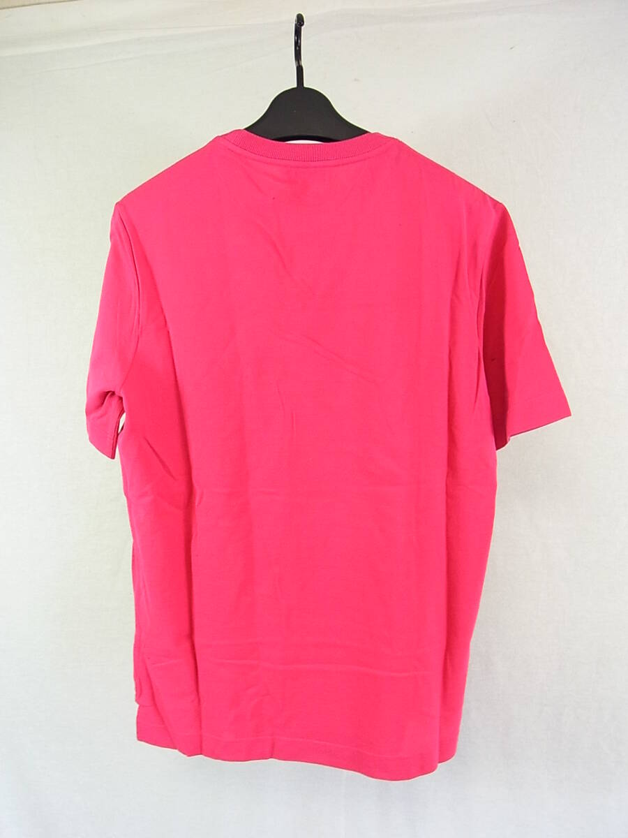 さりげない刺繍◎【HERMES】ポケットTシャツ ピンク □□エルメス☆新品 H刺繍入りピンク半袖Tシャツ/カットソー