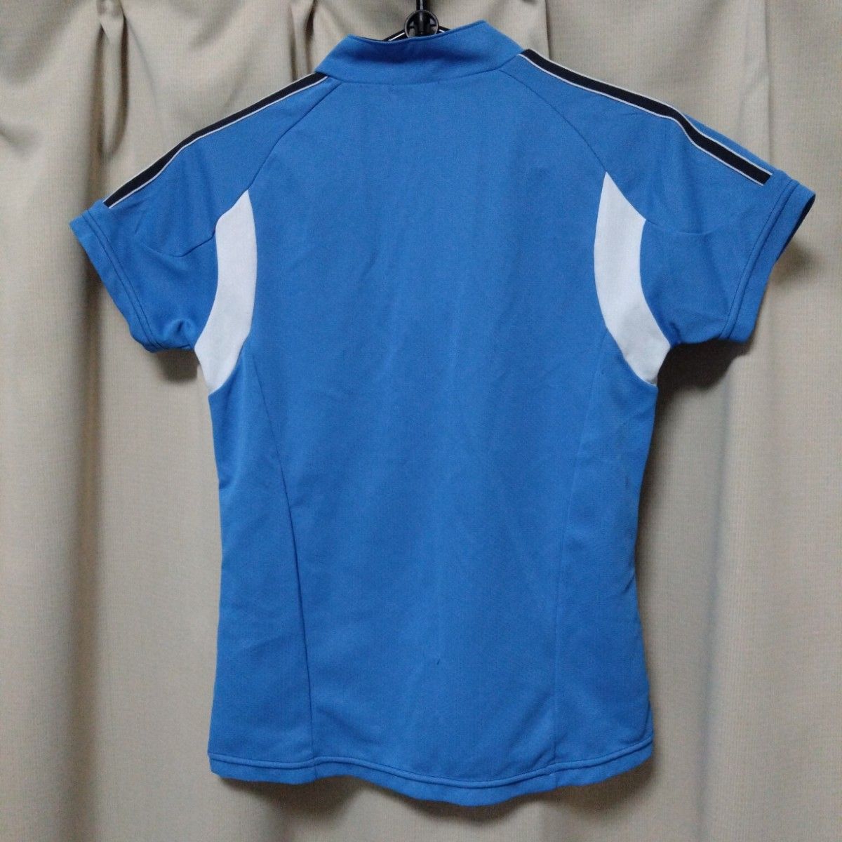 アディダス 半袖 ハーフジップ　ランニングシャツ　ジョギングシャツ　 adidas