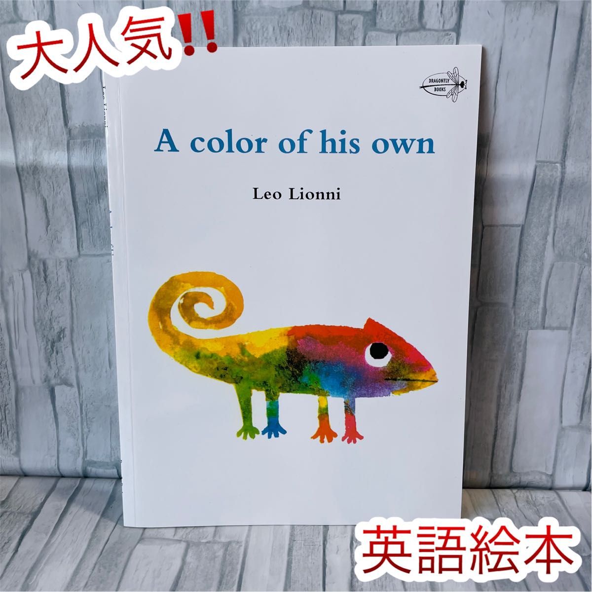 英語絵本　A color of his own Reading 1歳〜　大人気