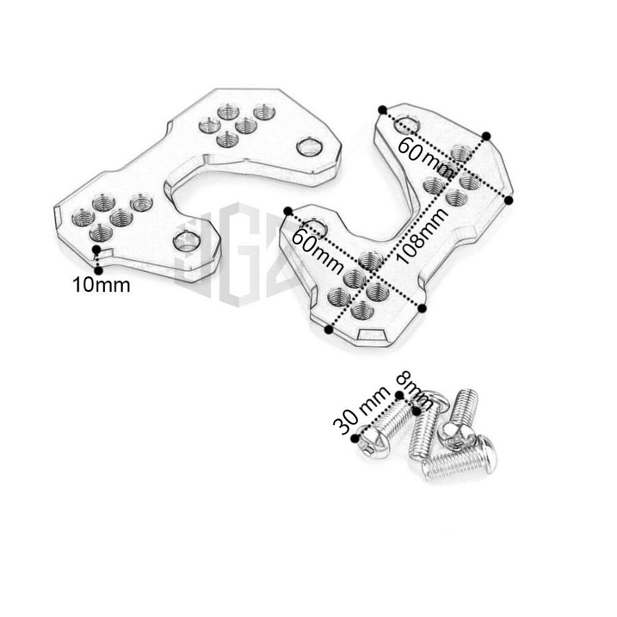 ヤマハ YZF-R25 MT-25 YZF-R3 MT-03 ステップアッププレート 5ポジション バックステッププレート YAMAHA ポジション調整 改造