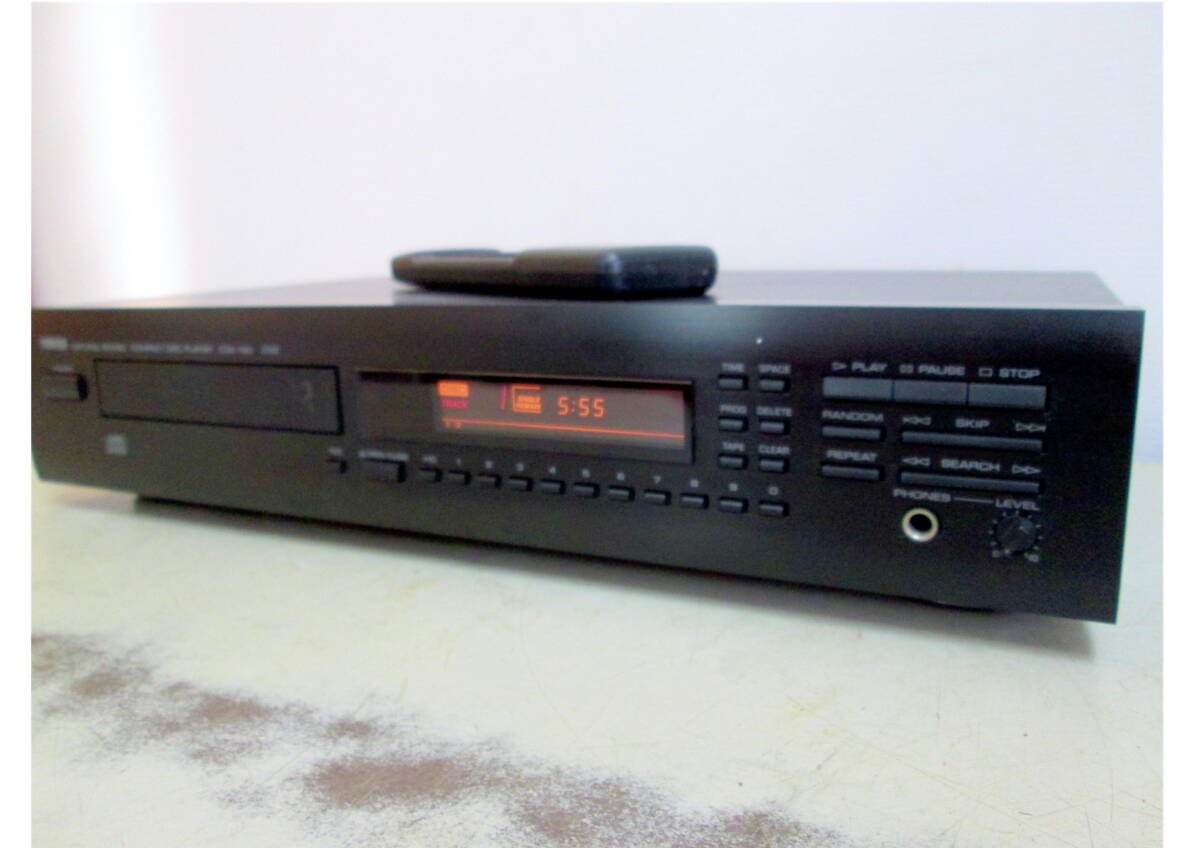 * 404059 * CD deck [ junk ] YAMAHA Yamaha CDX-100 remote control attaching * it is possible to reproduce 