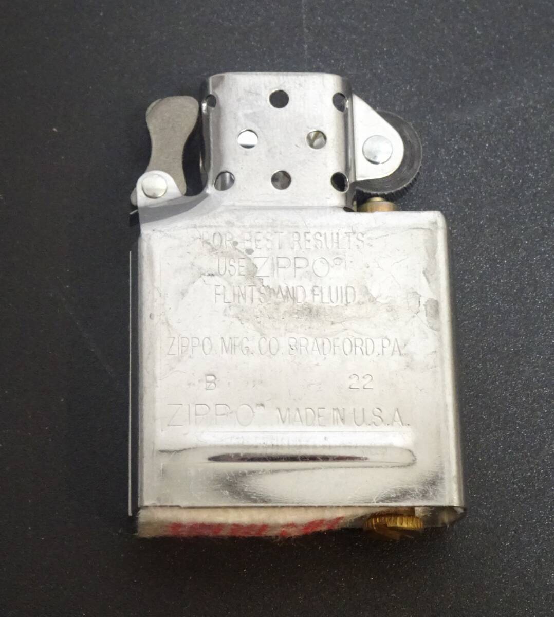 ZIPPO ジッポ I 22 BRADFORD.PA. MADE IN U.S.A. Since1932 ライターの画像9