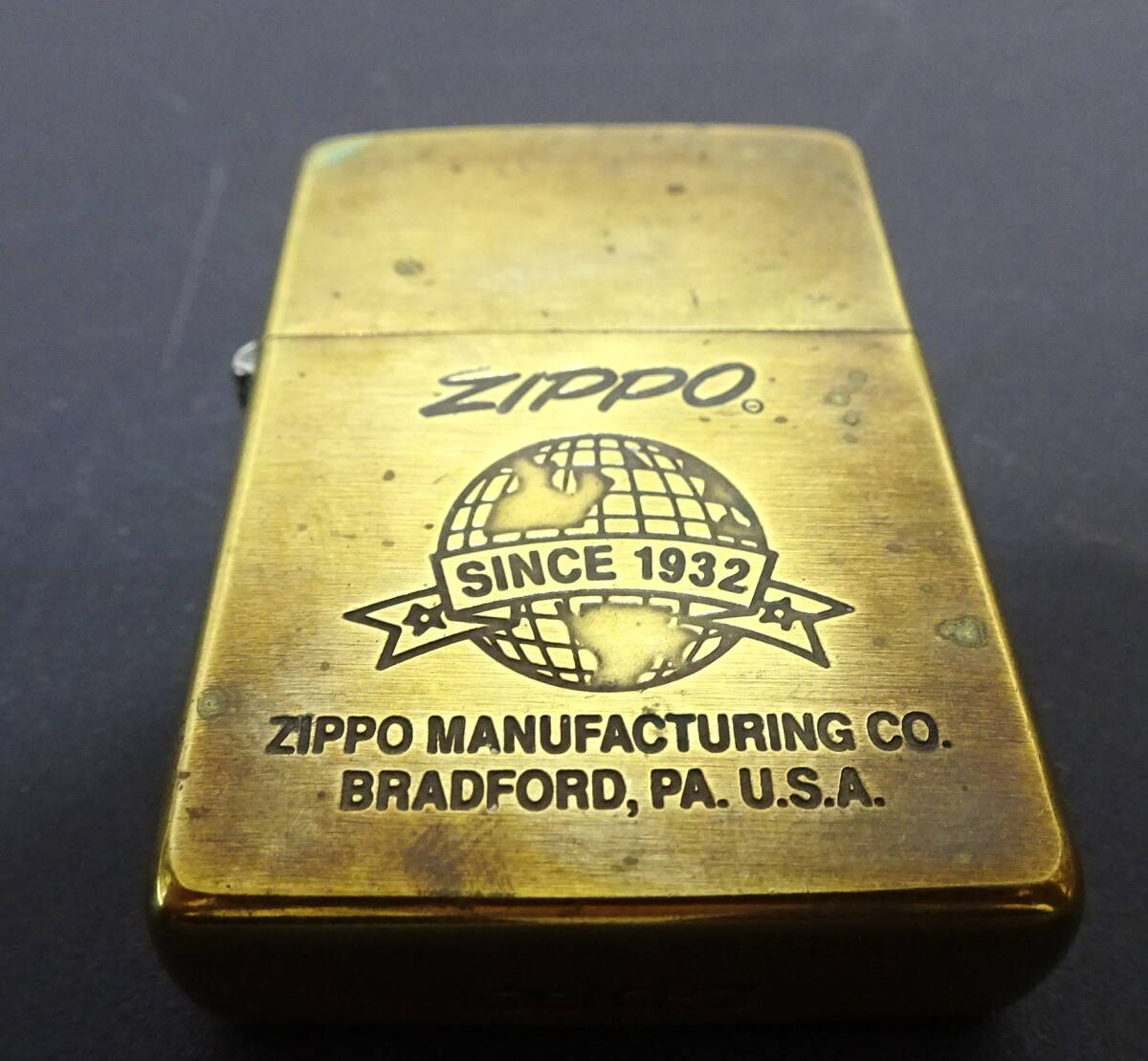 ZIPPO ジッポ B X BRADFORD.PA. MADE IN U.S.A. SINCE1932 火花確認済の画像3