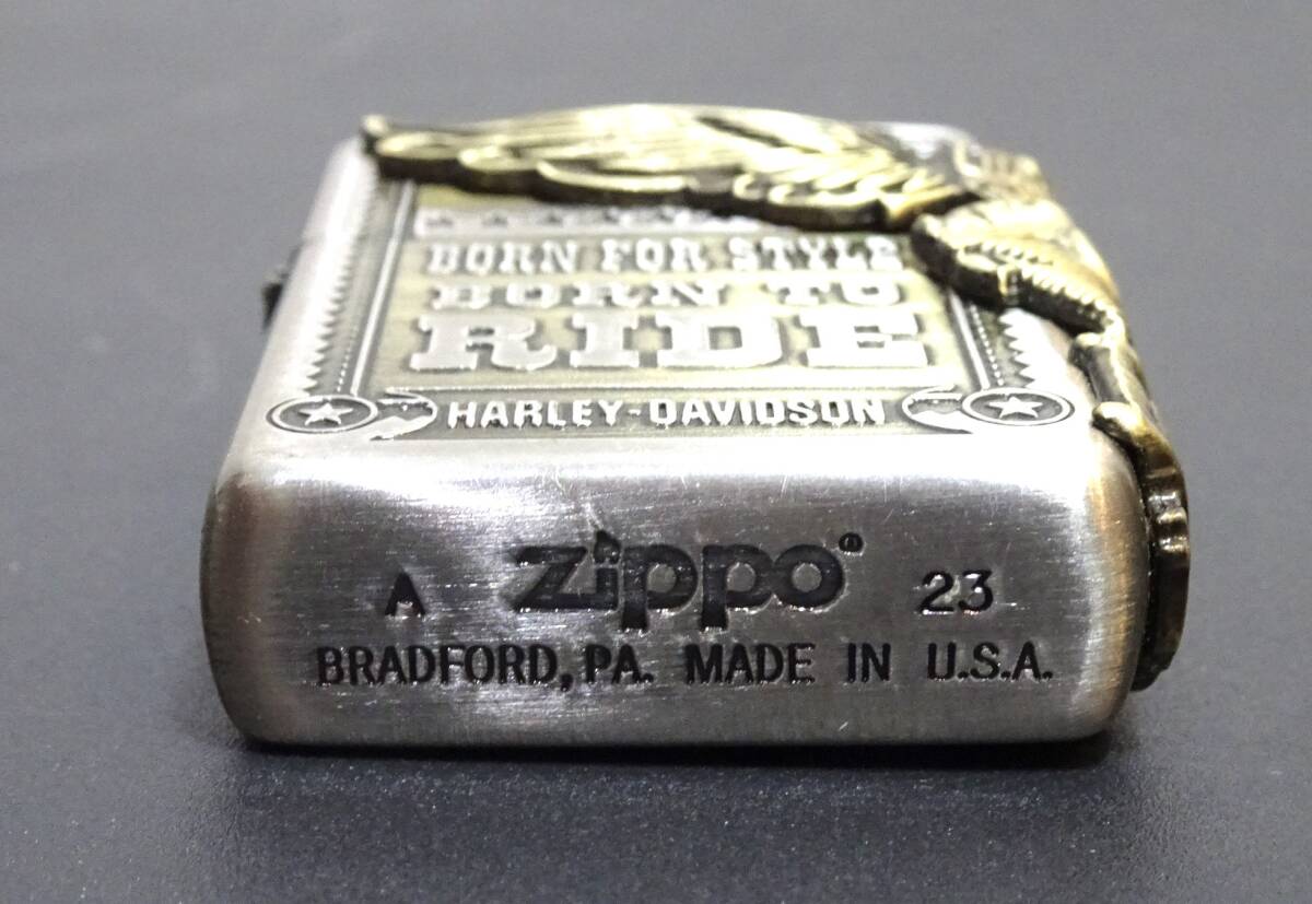 HARLEY-DAVIDSON ハーレーダビッドソン ハーレーダヴィッドソン ZIPPO ジッポ ライター 火花確認済の画像4