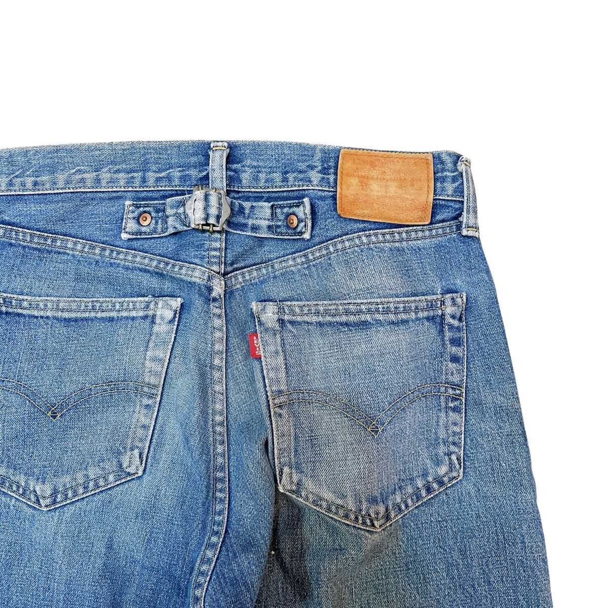 【レア】LEVI'S リーバイス 90s 702XX 140周年 日本製 W30　トップボタン　復刻モデル　BIG-E赤タブ