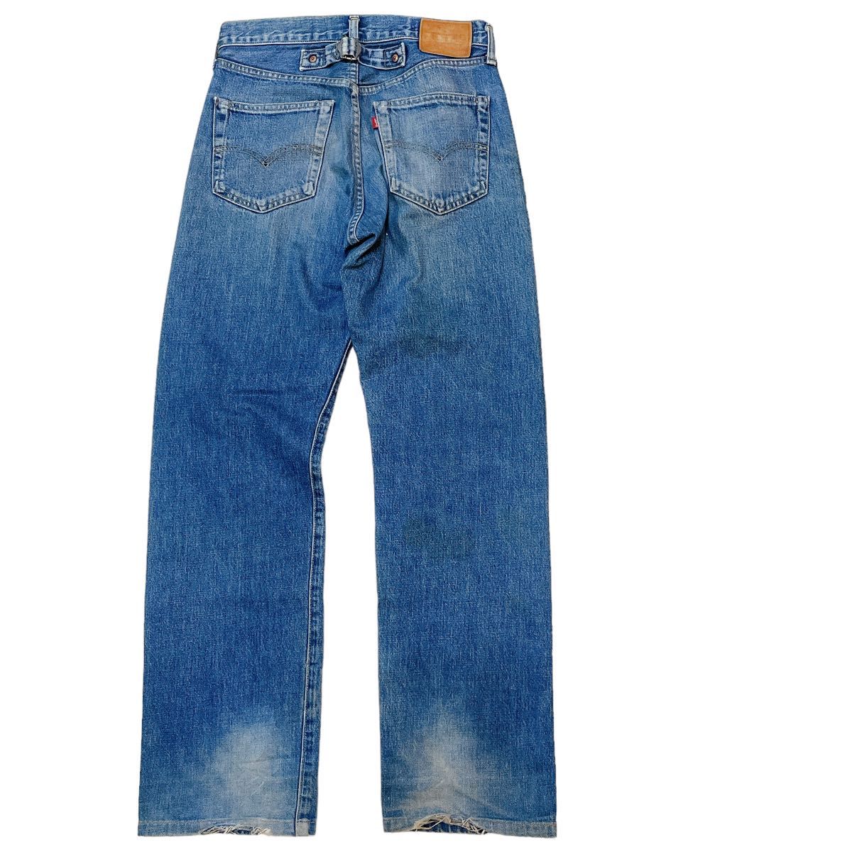 【レア】LEVI'S リーバイス 90s 702XX 140周年 日本製 W30　トップボタン　復刻モデル　BIG-E赤タブ