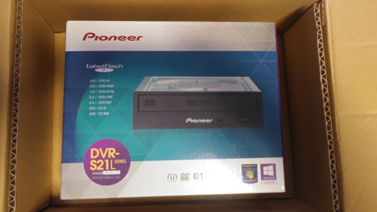 Pioneer DVR-S21LBK 内蔵型 DVDドライブの画像1