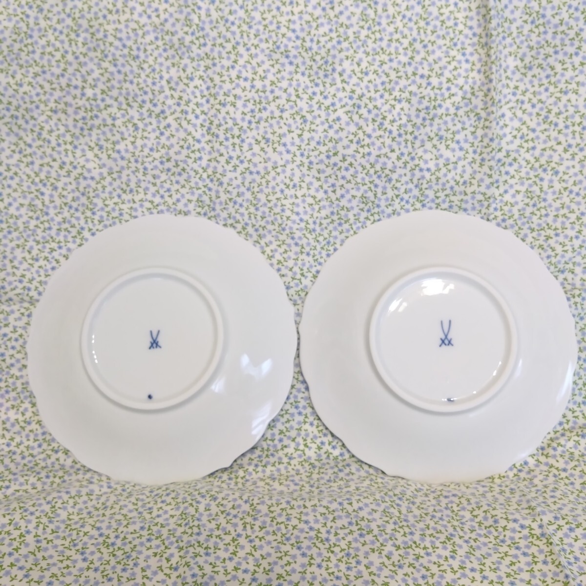 Meissen マイセン ブルーオニオン 食器 洋食器 ティーカップ＆ソーサー ペア ２客セットの画像7