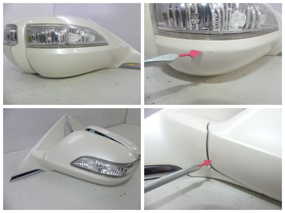 A2662 E Honda Legend KB1 original door mirror side mirror blue mirror glass 14P 14 pin white white NH624P left right set 