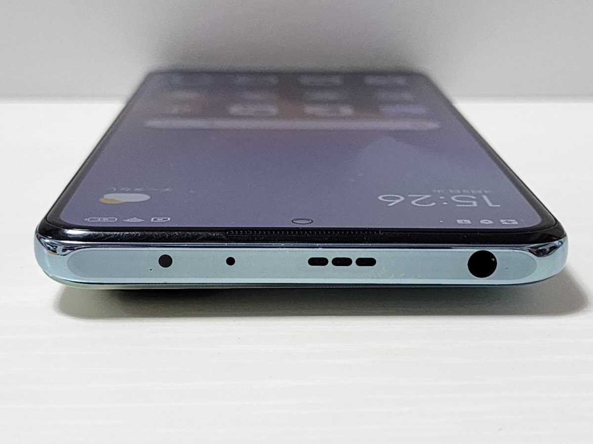 　★【39827WM】 ジャンク Xiaomi Redmi Note 10 Pro ブルー 128GB 国内版SIMフリー 1円 ! 1スタ !_画像3