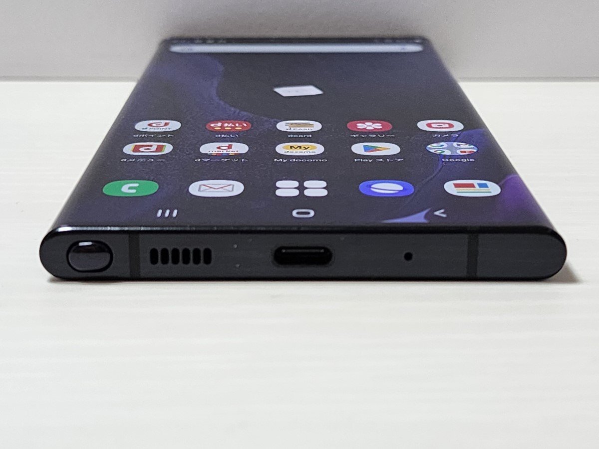  ★【39815WM】 ジャンク docomo SC-53A SAMSUNG Galaxy Note20 Ultra 5G ブラック SIMロック解除済 1円 ! 1スタ !の画像2
