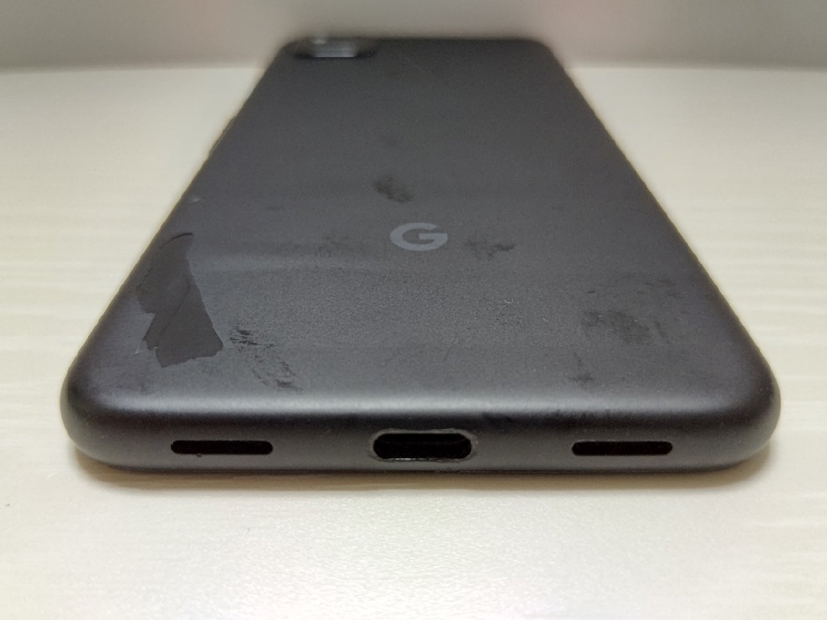  ★【40410WM】 ジャンク SoftBank Google Pixel 4a ジャストブラック 128GB SIMロック解除済 1円 ! 1スタ !の画像3