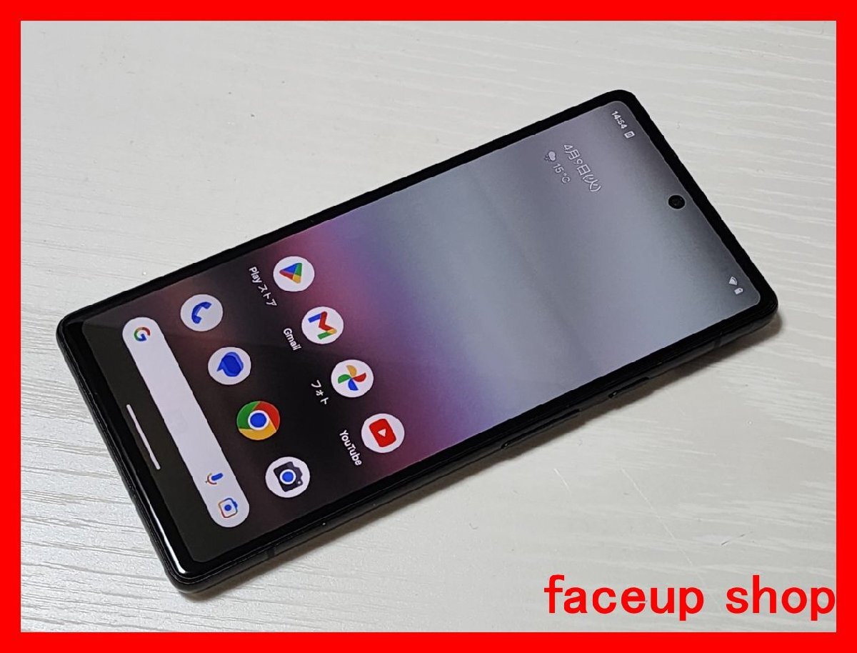 ★【39818WM】 完動品 au Google Pixel 6a チョーク 128GB SIMロック解除済 1円 ! 1スタ !