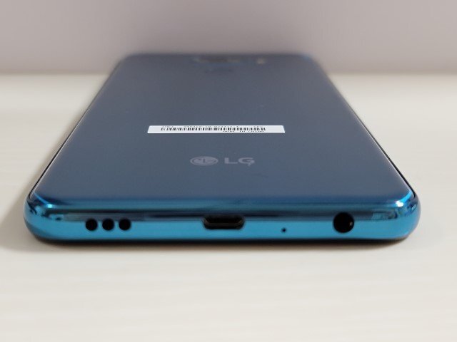 　★【39851WM】 ジャンク SoftBank 802LG LG Electronics LG K50 スペースブルー SIMロック解除済 1円 ! 1スタ !_画像3