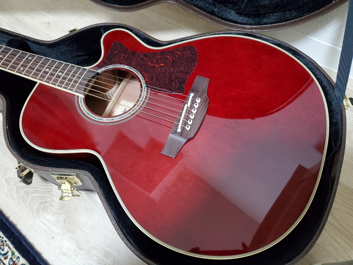 ◆美品◆Takamine - DMP551C ワインレッド エレアコ◆の画像1