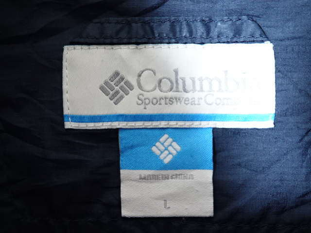 ■0401■Columbia コロンビア ナイロンベスト L PL1014 ローズグローブベスト●の画像2