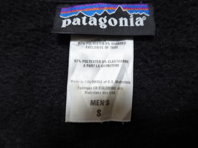 ■0411■パタゴニア patagonia フリースジャケット S STY25136F0 R2 フリースジャケット 黒 ●の画像2