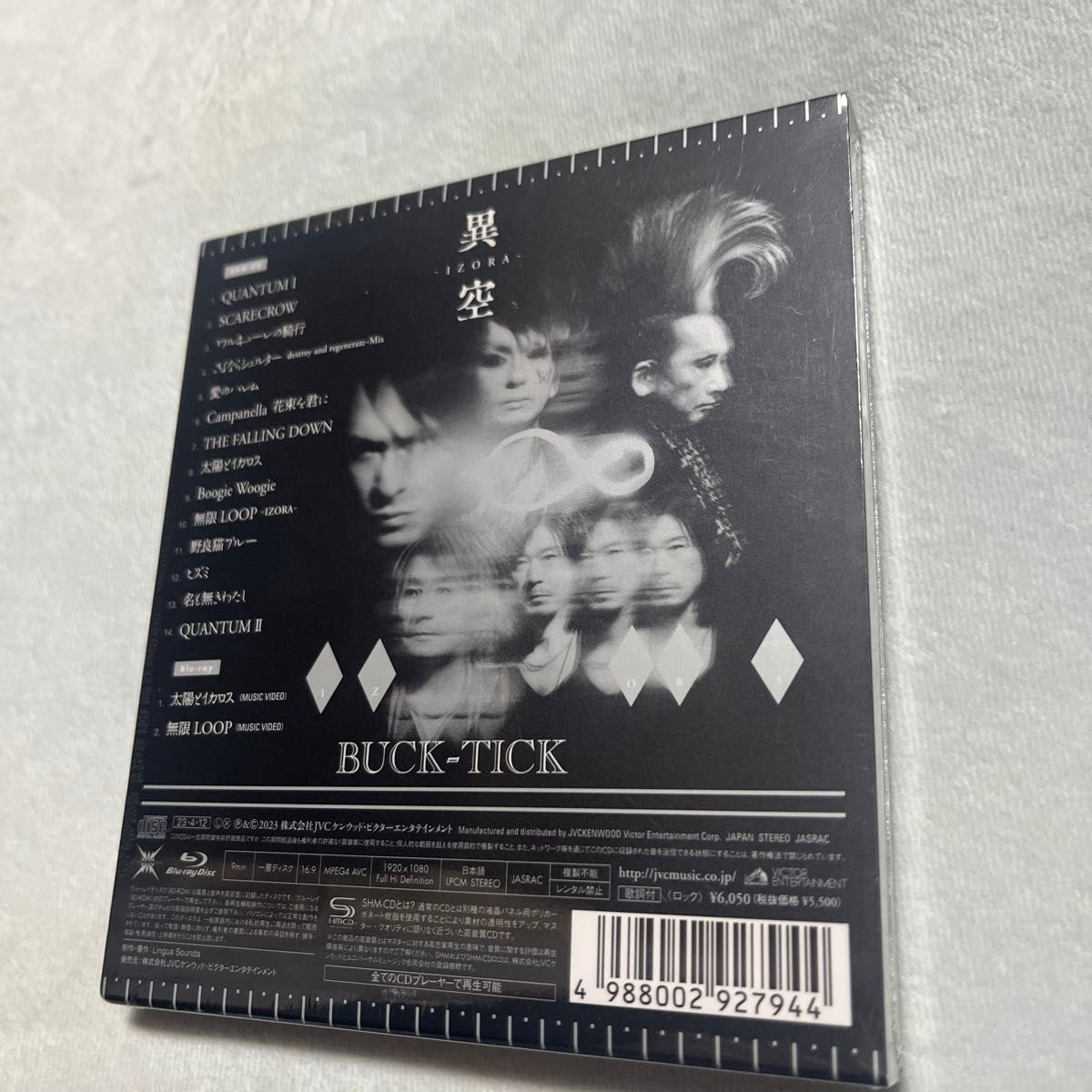 完全生産限定盤A  Blu-ray付 BUCK-TICK SHM-CD+Blu-ray/異空 -IZORA-  最新アルバム　CD