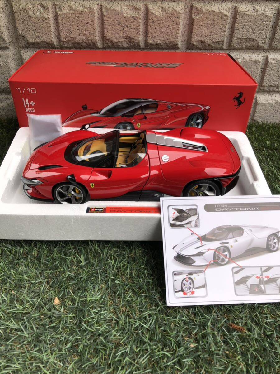 *1/18 BBurago Buragosig nature Ferrari Daytona Ferarri Deytona SP3 Crows do body new goods not yet exhibition *