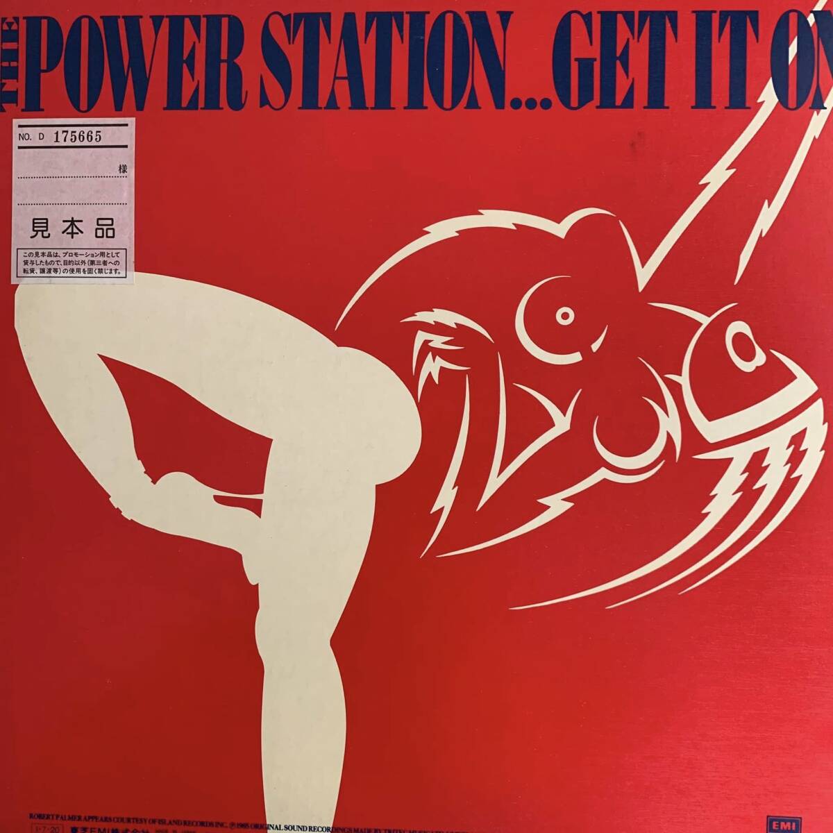 ◆ The Power Station Get It On ◆12inch 日本盤 Promo DISCOヒット!!_画像2