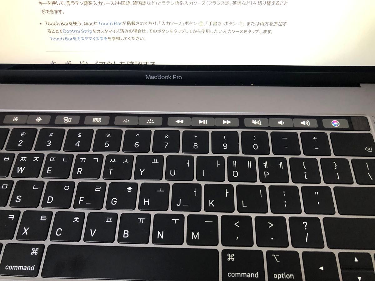 【美品】Macbook pro 15-inch 2018
