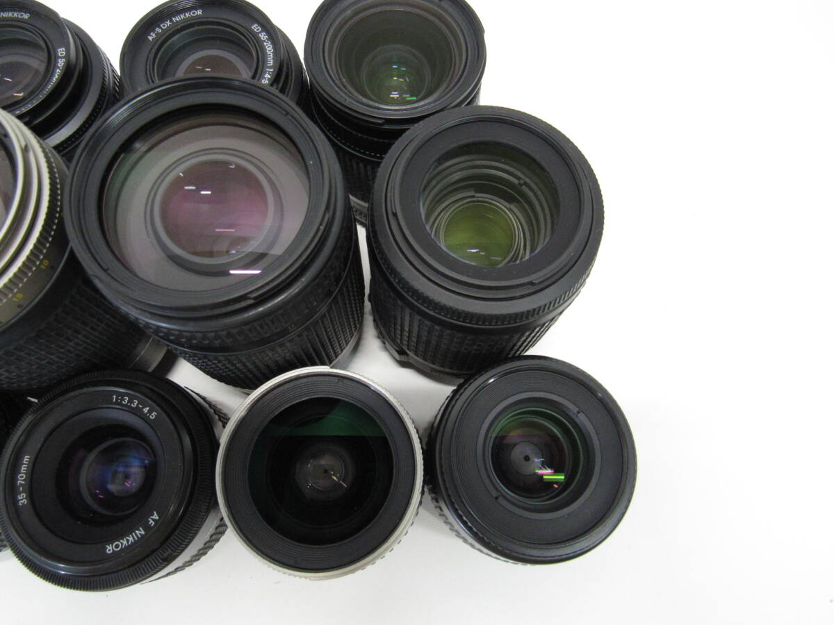 T-1412[同梱不可] Nikon AFレンズ 10点まとめセット 70-300mm 55-200mm 35-70mm 35-80mm 28-80mm 等 ニコン フィルムカメラ ジャンク_画像4