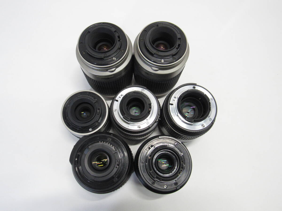 T-1509[同梱不可] Nikon AFレンズ 7点まとめセット 70-300mm 55-200mm 35-135mm 28-85mm 24-50mm 他 ニコン フィルムカメラ ジャンクの画像4