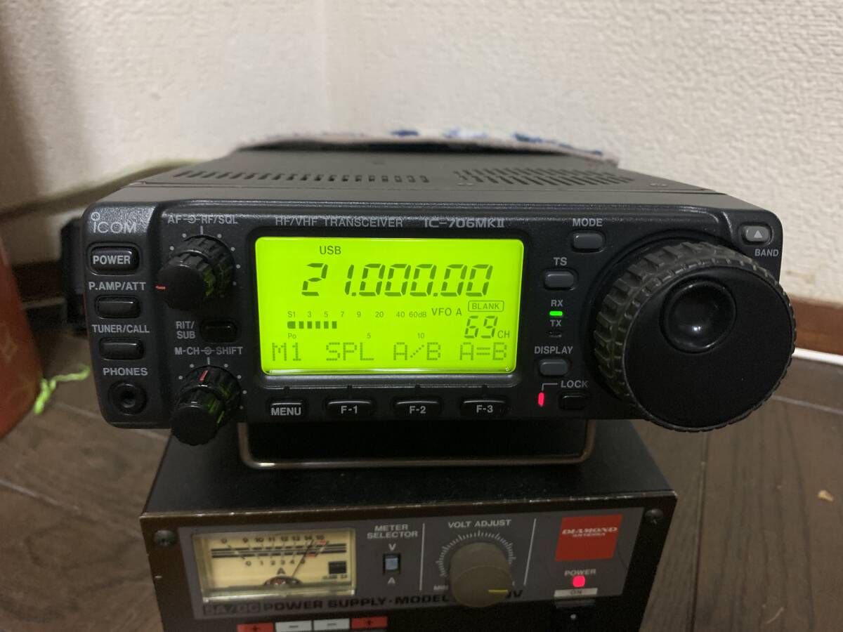 アイコム IC-706MKⅡ HF/50MHz/144MHz ALL MODEトランシーバー アイコム IC-706MKⅡ HF/50MHz/144MHz ALL MODEトランシーバー