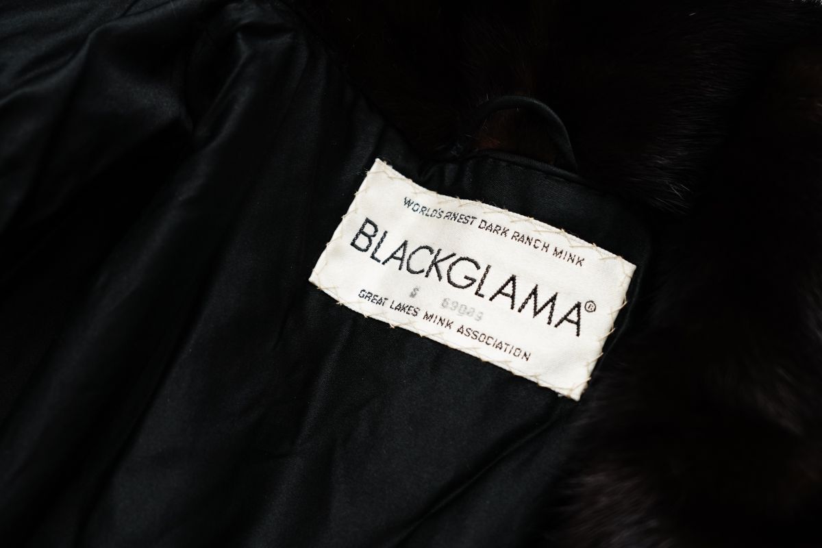 GP7319▲ブラックグラマ/BLACKGLAMA/DONALD BROOKS マホガニーミンク ファーコート/ファージャケット 最高級毛皮 MINK リアルファー 茶系の画像7