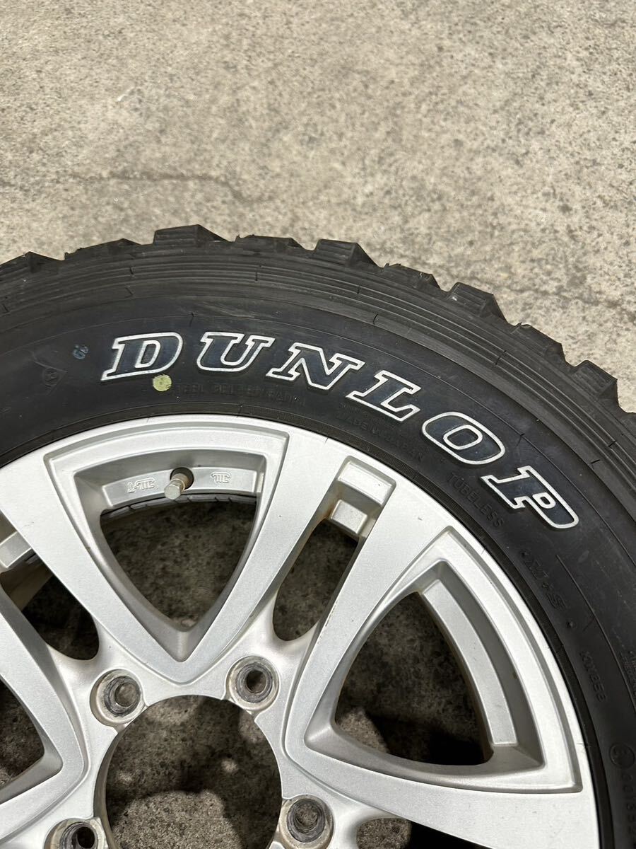 ジムニー グラントレック DUNLOP GRANDTREK MT2 225/75r16 マッドタイヤ ホワイトレターの画像9