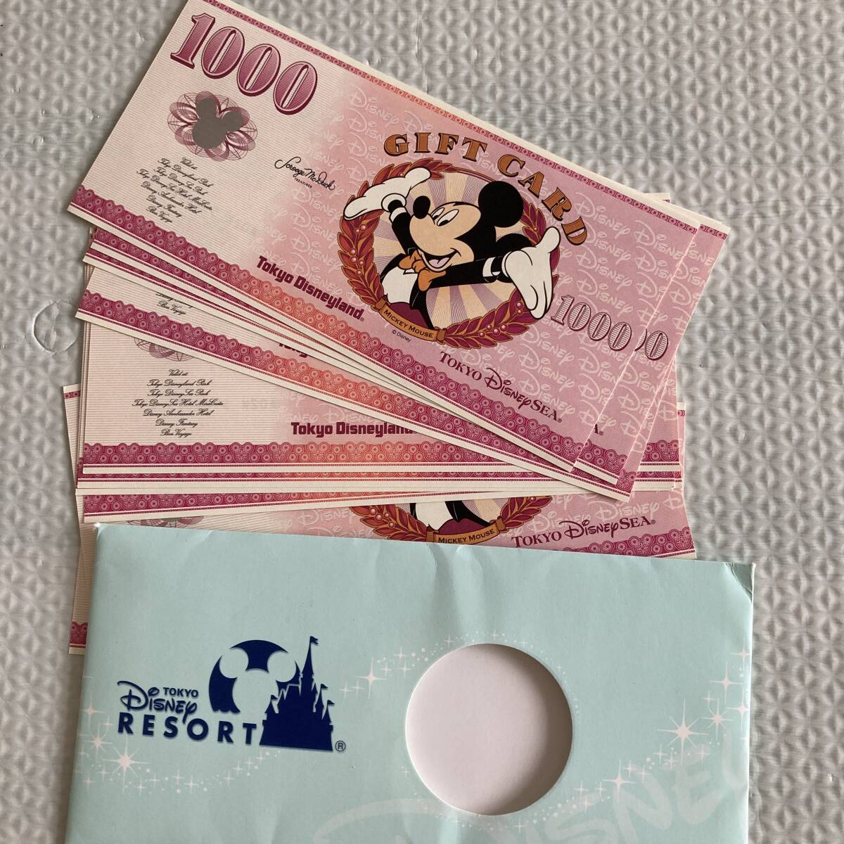 ディズニーギフト券 1000円×10枚の画像2