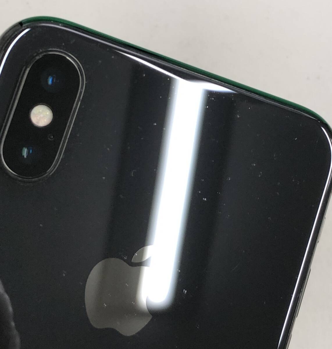 ★バッテリー新品 iPhone X 256GB SIMフリー 最大容量100% 格安SIM可 SoftBank ○ MQC12 J/A スペースグレー 中古 新古品 MT0583 6の画像8