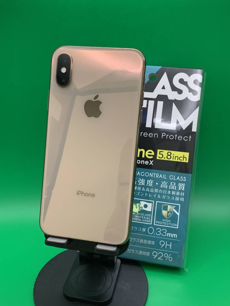 ★バッテリー新品 iPhone XS 64GB SIMフリー 格安SIM可 docomo ○ MTAY2J/A ゴールド 中古 新古品 755396 6