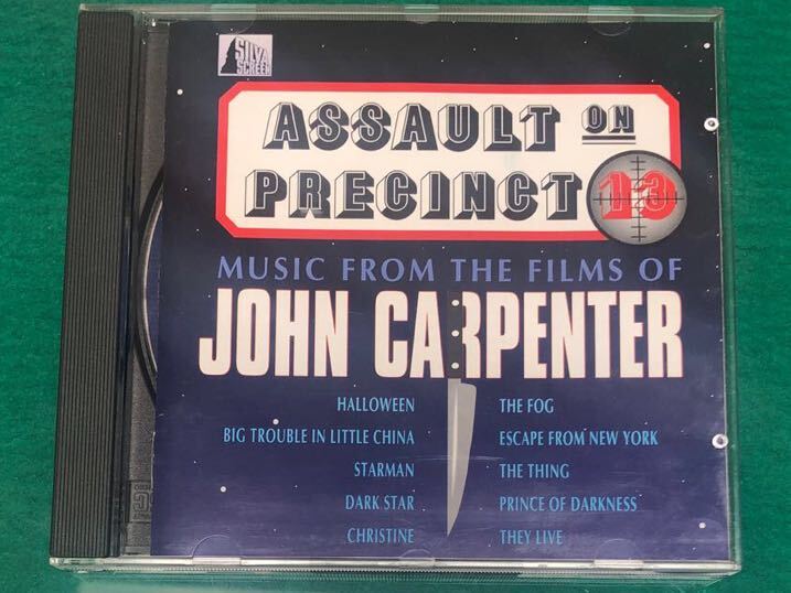 ジョン・カーペンター 映画音楽集CD Assault On Precinct 13 - Music From The Films Of John Carpenter「要塞警察」「ハロウィン」ほかの画像1