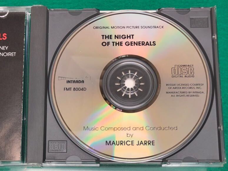将軍たちの夜(1966) The Night of the GeneralsサントラCD／モーリス・ジャール Maurice Jarreの画像3