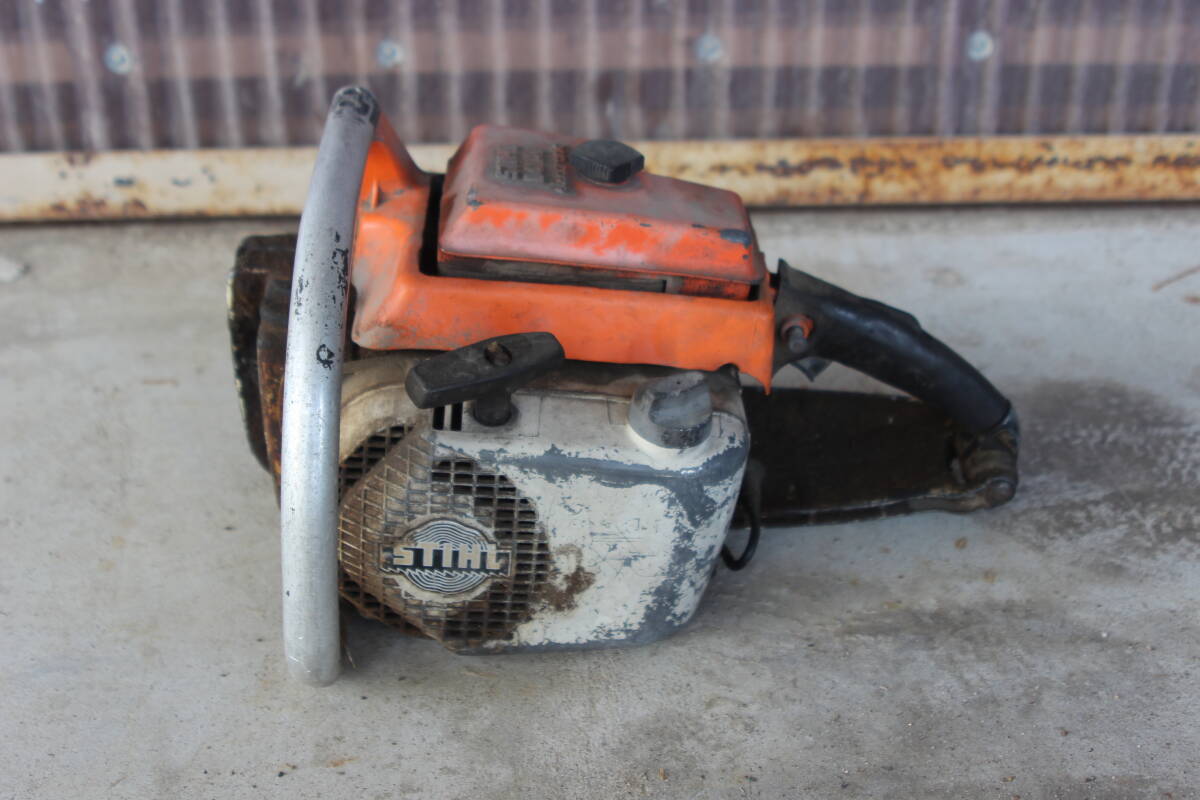 スチール　チェーンソー　041AV　不動　ジャンク　STIHL②