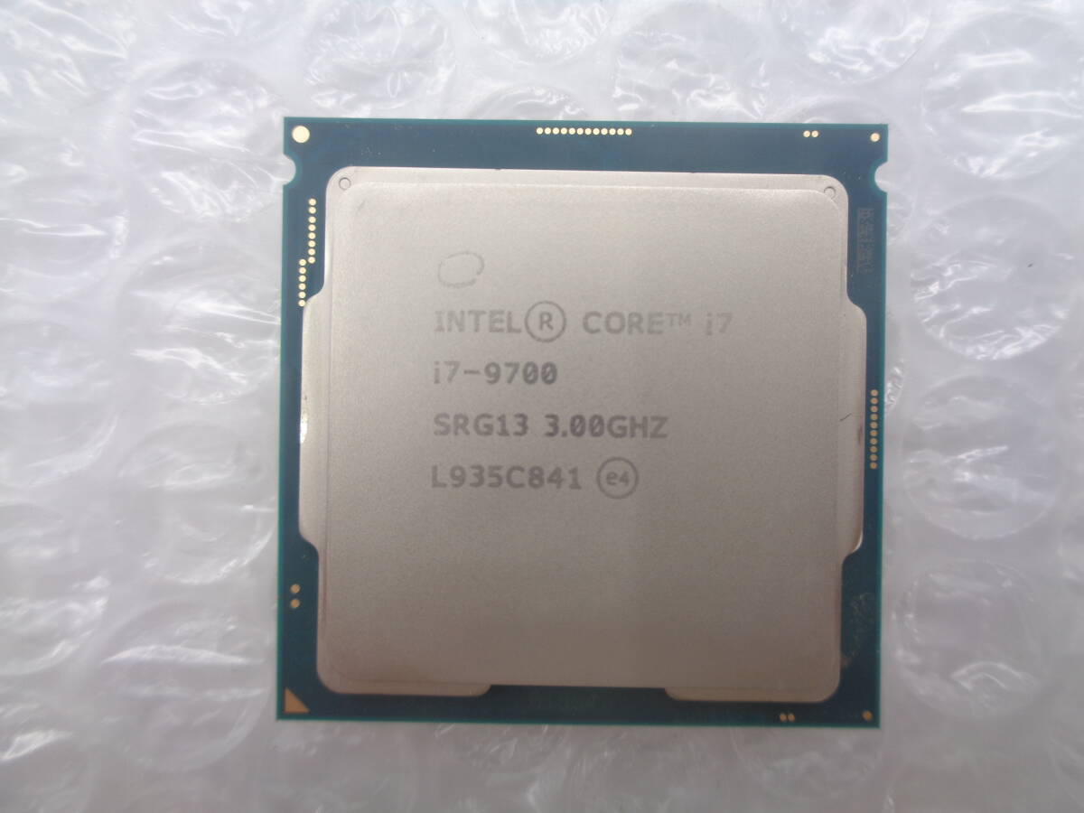 1円～ Intel Core i7-9700 3.00GHz SRG13 LGA1151 中古動作品